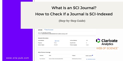 What Is an SCI Journal? How to Check If a Journal Is SCI-Indexed (Step-by-Step Guide)
