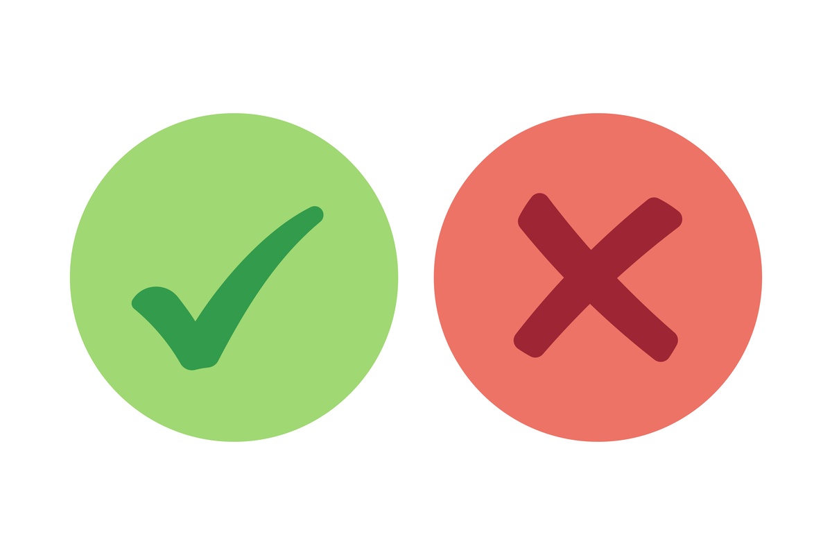 Check and cross circles