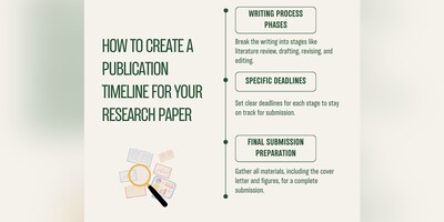 How to Create a Publication Timeline for Your Research Paper