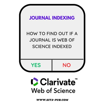 How to Find Out If a Journal Is Web of Science Indexed