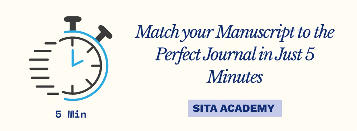 match your manuscript to the perfect journal in just 5 minutes