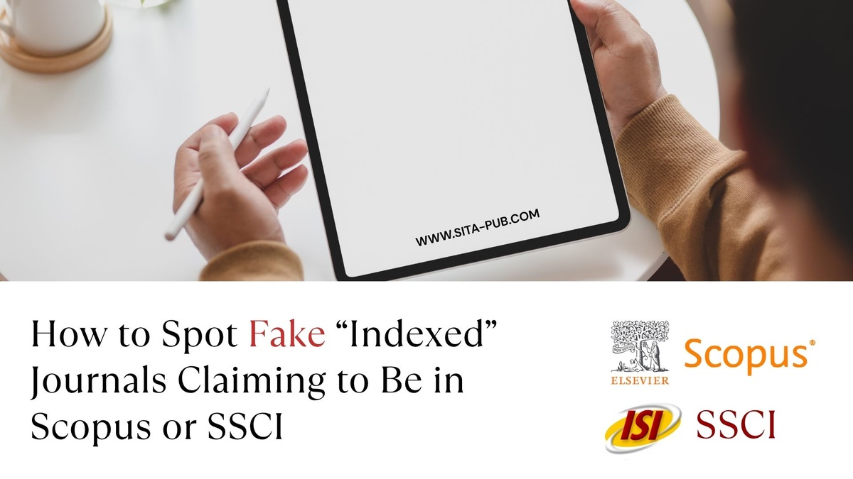 How to Spot Fake “Indexed” Journals Claiming to Be in Scopus or SSCI