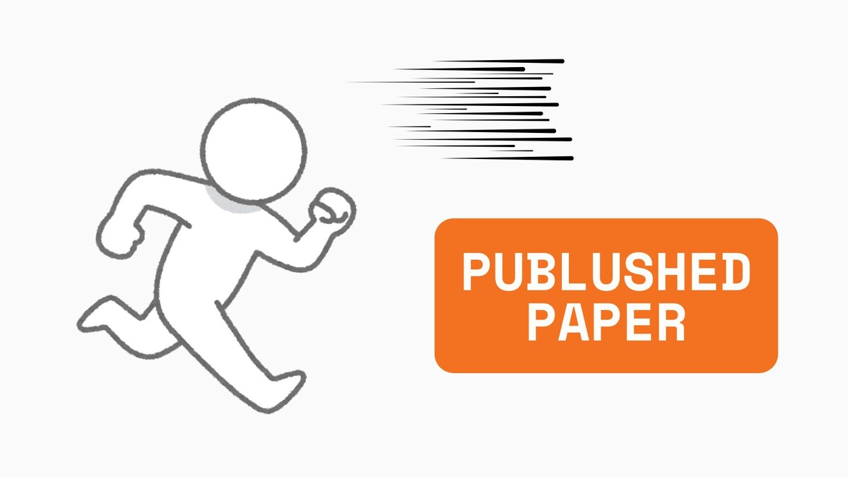 A Person in hurry to get his paper published