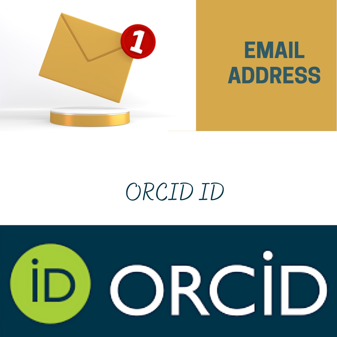 Email address and ORCID ID