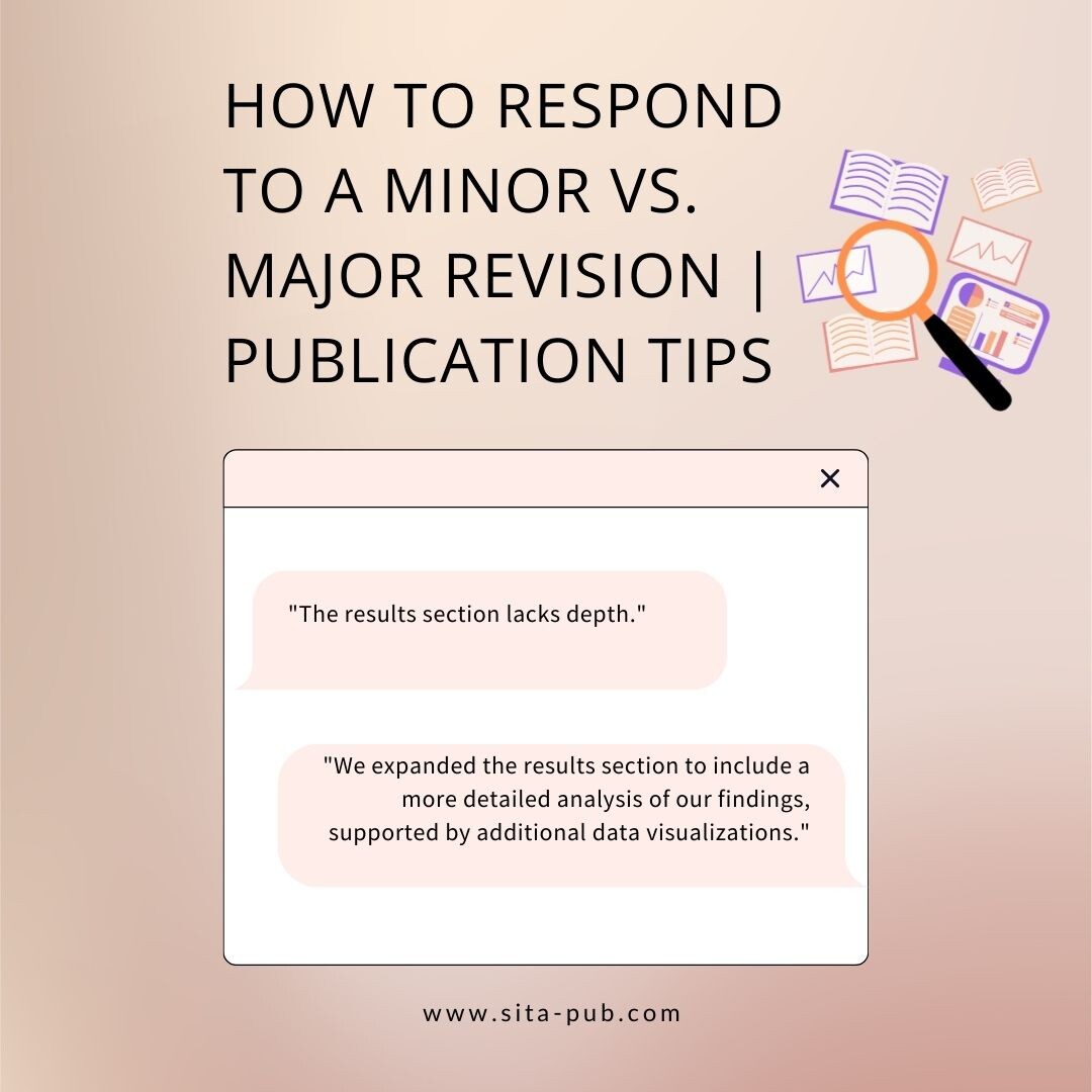 How to Respond to a Minor vs. Major Revision | Publication tips