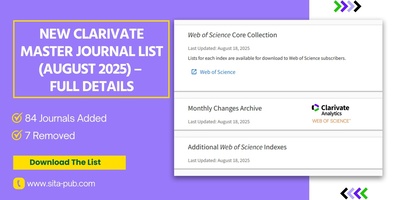 New Clarivate Master Journal List (August 2025) – Full Details