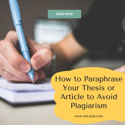 How to Paraphrase Your Thesis or Article to Avoid Plagiarism