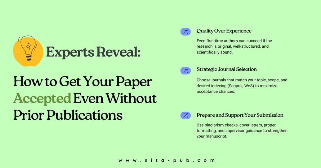 Experts Reveal: How to Get Your Paper Accepted Even Without Prior Publications