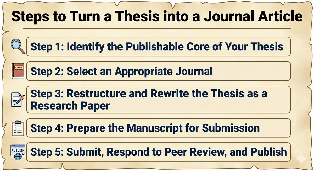 5 Steps to Publishing a Thesis-Based Research Paper