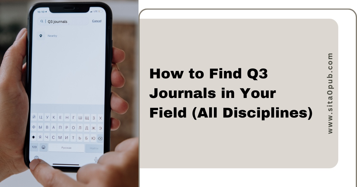 How to Find Q3 Journals in Your Field (All Disciplines)